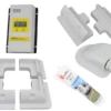 Installation Kit For Rigid Framed Solar Panels - 130W Max. - Dual Output Controller