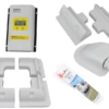 Installation Kit For Rigid Framed Solar Panels - 260W Max. - Dual Output Controller