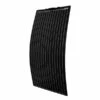 100W Monocrystalline Semi-Flexible Black Solar Panel - Slimline