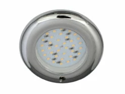 Nova 12V LED Switched Downlight - Plastic With Chrome Finish
