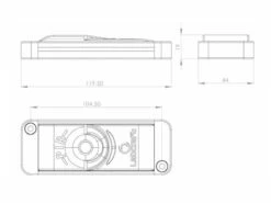 Labcraft Slimline Passive Infra Red (PIR) Sensor/Switch - 12V -12Volt Planet Sales Store 12v Labcraft Slimline PIR Sensor For LED Lights Motorhomes Campervans Caravans5B35D