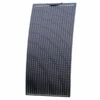 160W Monocrystalline Semi-Flexible Black Solar Panel