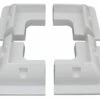 Set Of 4 Plastic Corner Mounting Brackets For Rigid Framed Solar Panels