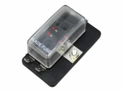 Standard Blade Fuse Box With LEDs - 4 Way