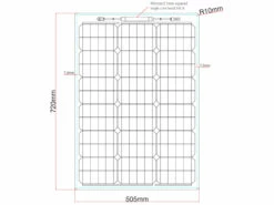 60W Monocrystalline Semi-Flexible Solar Panel -12Volt Planet Sales Store 60W Monocrystalline Semi Flexible Solar Panel5B25D