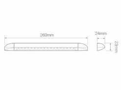 Silver Awning/Scene LED Light - 260mm - 12V (23 Series) -12Volt Planet Sales Store Awning LED light silver 260mm 23 series5B45D