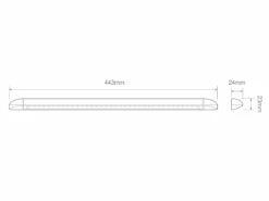 Silver Awning/Scene LED Light - 443mm - 12V (23 Series) -12Volt Planet Sales Store Awning LED light silver 443mm 23 series5B45D