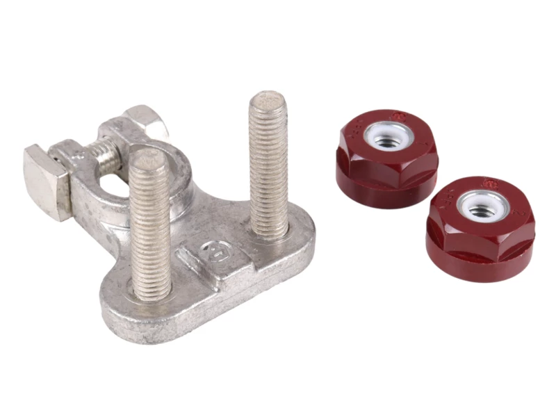 Double Fused Positive Battery Terminal Clamp With Isolation Nuts 1 Double Fused Positive Battery Terminal Clamp With Isolation Nuts