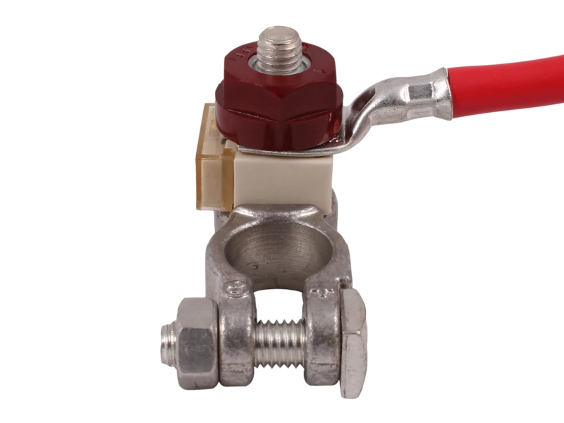 Single Fused Positive Battery Terminal Clamp With Isolation Nut 2 Single Fused Positive Battery Terminal Clamp With Isolation Nut - Image 2