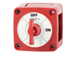 Blue Sea Systems 6005 M-Series Mini On-Off Battery Switch With Key - Red