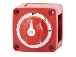 Blue Sea Systems 6006 M-Series Mini On-Off Battery Switch With Knob - Red