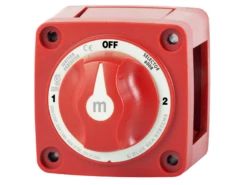 Blue Sea Systems 6008 M-Series Selector 3 Position Battery Switch - Red