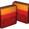 Compact Stop Tail Indicator Reflector Light - Twin Pack (100 Series)