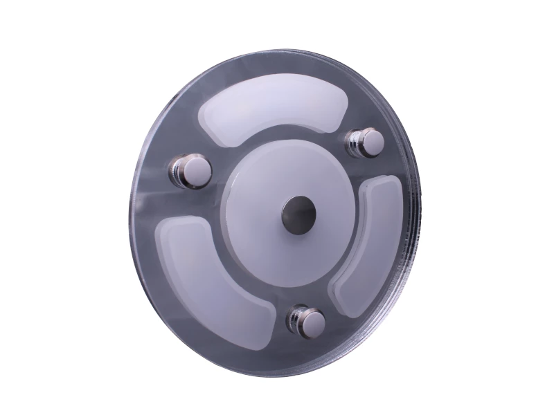 Dimatec 100mm Dia. Slimline 'Touch' LED Ceiling Light - Blue & White 1 Dimatec 100mm Dia. Slimline 'Touch' LED Ceiling Light - Blue & White