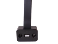 FAWO Black LED Swan F Flexible Reading Light With USB Socket (Neutral White) -12Volt Planet Sales Store FAWO Black LED Swan F Light with USB25B25D