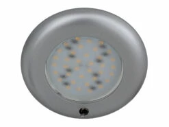 Nova 12V LED Switched Downlight - Plastic With Matt Silver Finish