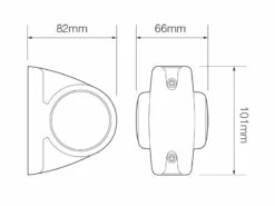 Heavy Duty Rubber Front/Rear Marker Light - (1004 Series) -12Volt Planet Sales Store HD Rubber Front Rear Marker Light 1004 Series5B35D