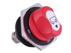 Marine Battery Isolator Switch, Removable Actuator- 2 Posn, 300A, IP56