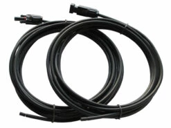 Pair Of 4mm² Single Core Solar Cables With MC4-Compatible Connectors - 5m Length