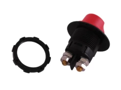 Panel Mount Miniature Battery Isolation Switch With Removable Actuator - 100A -12Volt Planet Sales Store Panel Mount Miniature Battery Isolation Switch Removable Actuator5B35D