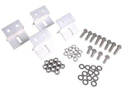 Set Of 4 Aluminium Mounting Brackets For Rigid Framed Solar Panels