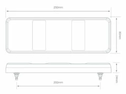Compact Stop Tail Indicator Reverse Reflector Light (250 Series) -12Volt Planet Sales Store Stop Tail Indicator Reverse Reflector Light 250 Series5B35D