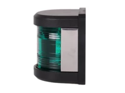 Talamex LED Starboard Navigation Light - Black Housing - 1NM -12Volt Planet Sales Store Talamex LED Starboard Navigation Light Black20Housing New5B25D