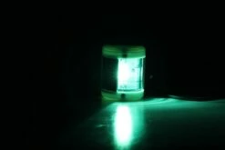 Talamex LED Starboard Navigation Light - White Housing - 1NM -12Volt Planet Sales Store Talamex LED Starboard Navigation Light White20Housing Front25B55D