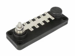 VTE 120A Tab Terminal Busbar - 10 Point - Black