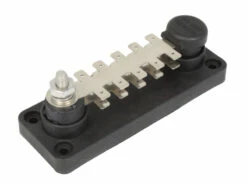 VTE 120A Tab Terminal Busbar - 20 Point - Black