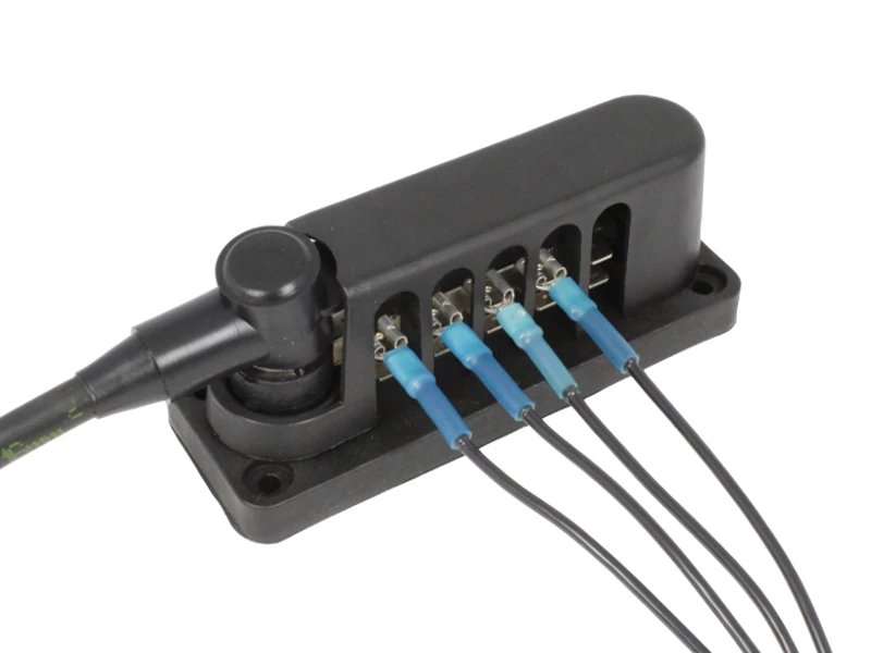 VTE 120A Tab Terminal Busbar - 20 Point - Black 3 VTE 120A Tab Terminal Busbar - 20 Point - Black - Image 3