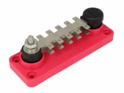 VTE 120A Tab Terminal Busbar - 20 Point - Red