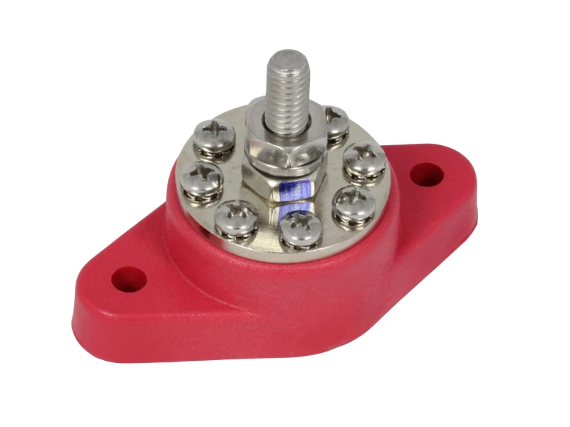 VTE 160A, 8 Point Power Post - 7.9mm Dia. Stud - Red 1 VTE 160A, 8 Point Power Post - 7.9mm Dia. Stud - Red