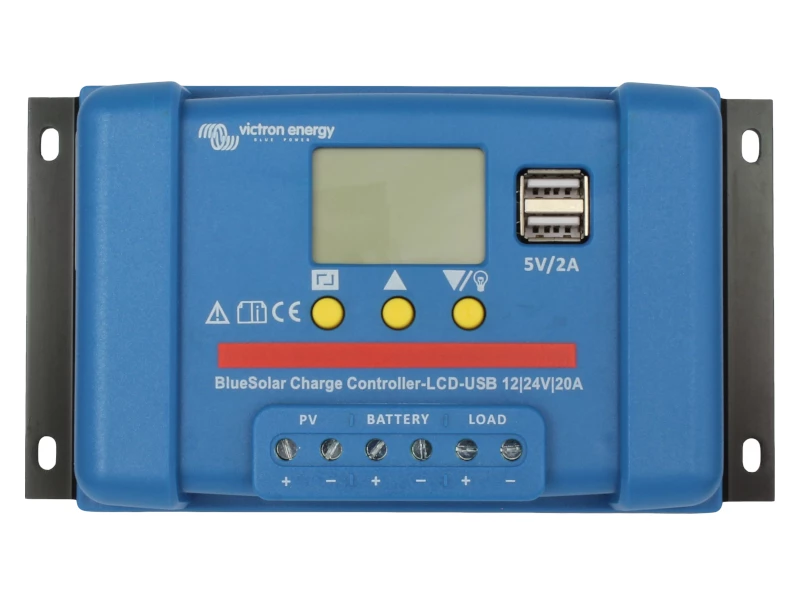 Victron Blue Solar 12/24V 20A PWM Charge Controller (LCD-USB) 1 Victron Blue Solar 12/24V 20A PWM Charge Controller (LCD-USB)