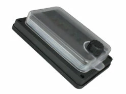 Waterproof Panel Mount Standard Blade Fuse Box With LEDs - 10 Way -12Volt Planet Sales Store Waterproof standard blade fuse box with LEDs 10 way5B35D