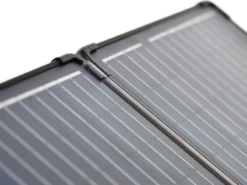 Photonic Universe 120W Lightweight Folding Solar Charging Kit With MPPT Controller -12Volt Planet Sales Store lightweight folding solar charging kit with MPPT controller case open5B25D