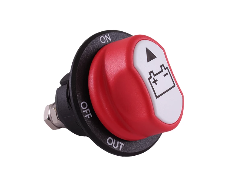 Panel Mount Miniature Battery Isolation Switch With Removable Actuator - 50A 1 Panel Mount Miniature Battery Isolation Switch With Removable Actuator - 50A