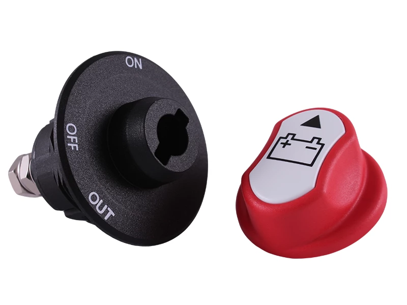 Panel Mount Miniature Battery Isolation Switch With Removable Actuator - 50A 3 Panel Mount Miniature Battery Isolation Switch With Removable Actuator - 50A - Image 3