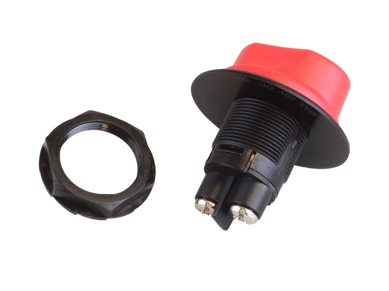 Panel Mount Miniature Battery Isolation Switch With Removable Actuator - 50A 4 Panel Mount Miniature Battery Isolation Switch With Removable Actuator - 50A - Image 4