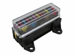 Standard Blade Fuse Box (Underside Terminals) - 16 Way -12Volt Planet Sales Store standard blade fuse box panel mounted 16 way5B35D