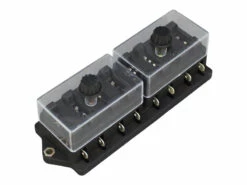 Standard Blade Fuse Box (Side Terminals) - 8 Way