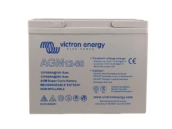 Victron AGM Deep Cycle Battery - 12V / 60Ah (bolt-through Terminals)